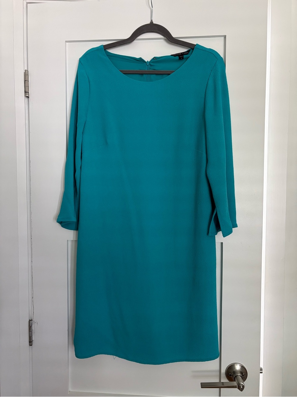 Felicity & Coco Teal Long Sleeve Shift Dress